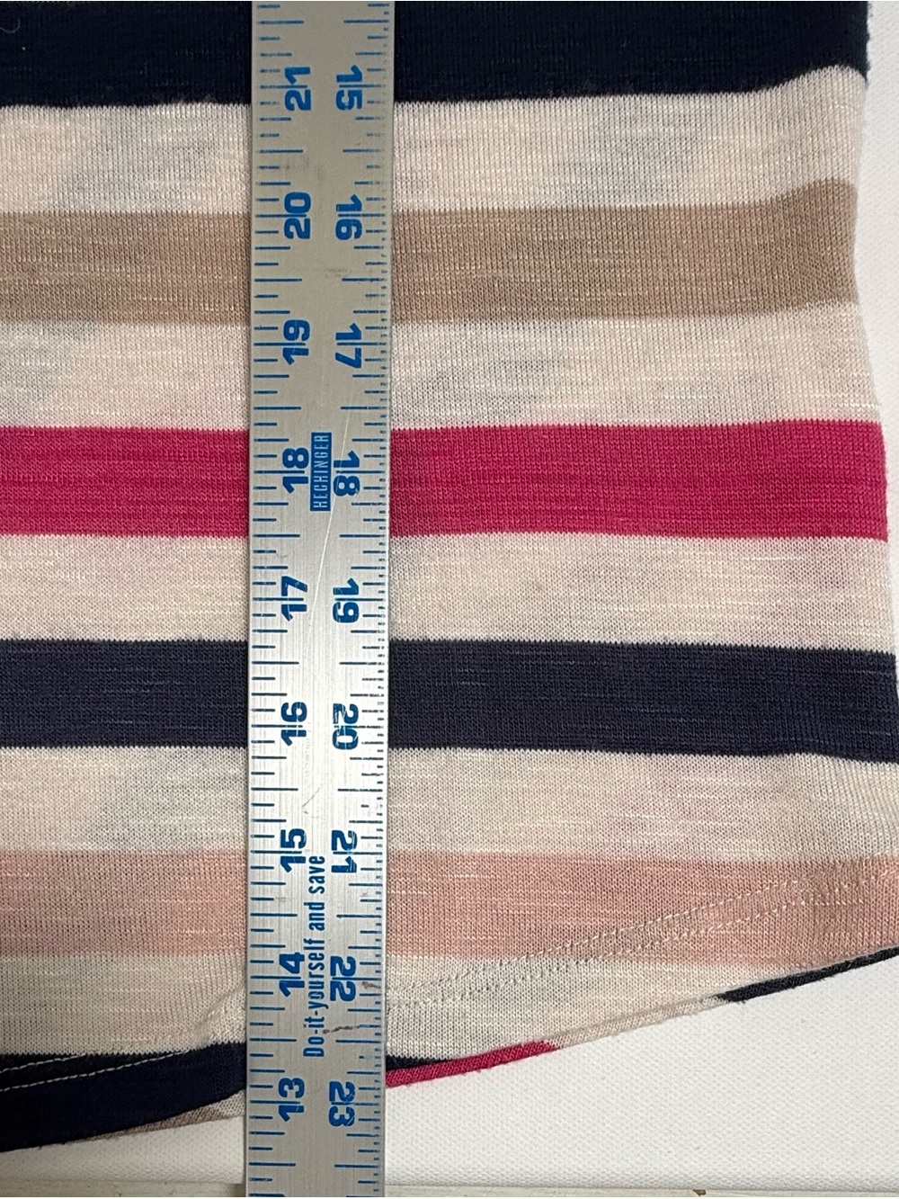 Liverpool Los Angeles Women’s Canela Crew Neck Dolman Striped Top Size Medium - Picture 11 of 13
